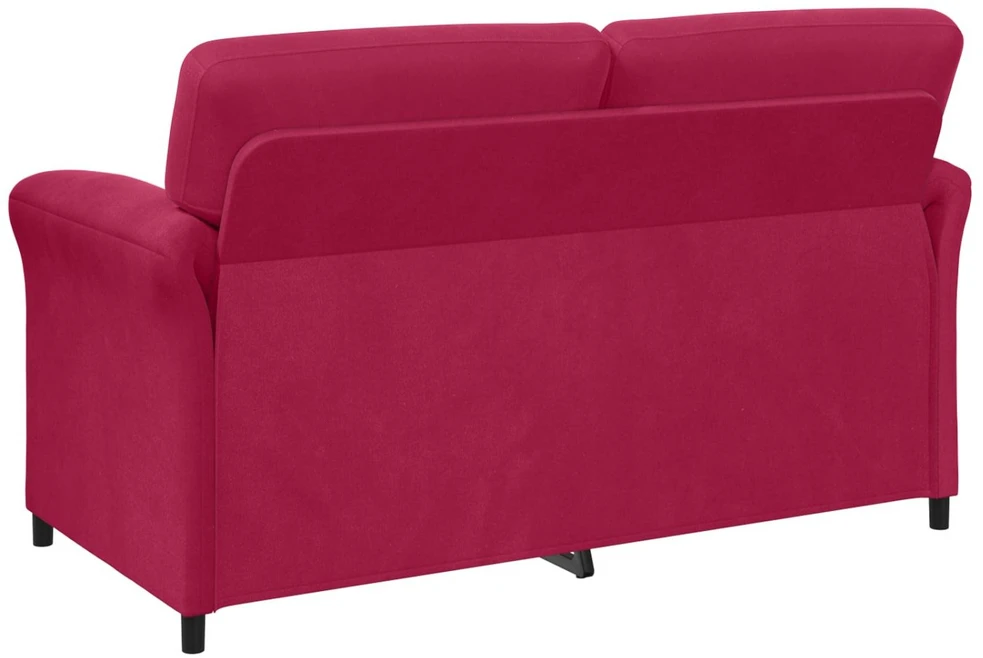 Sofa Sofos komplektas 2 vnt. Vyno raudona Aksomas