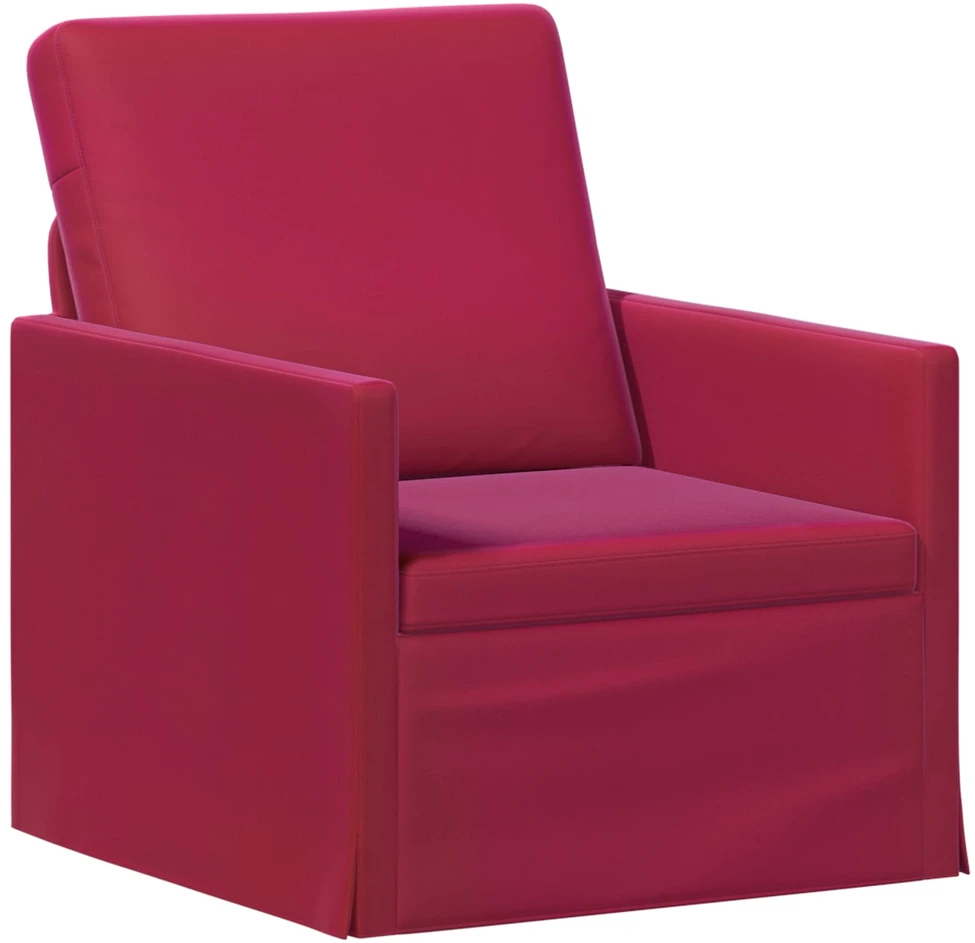 Sofa Sofos komplektas 2 vnt. Vyno raudona Aksomas