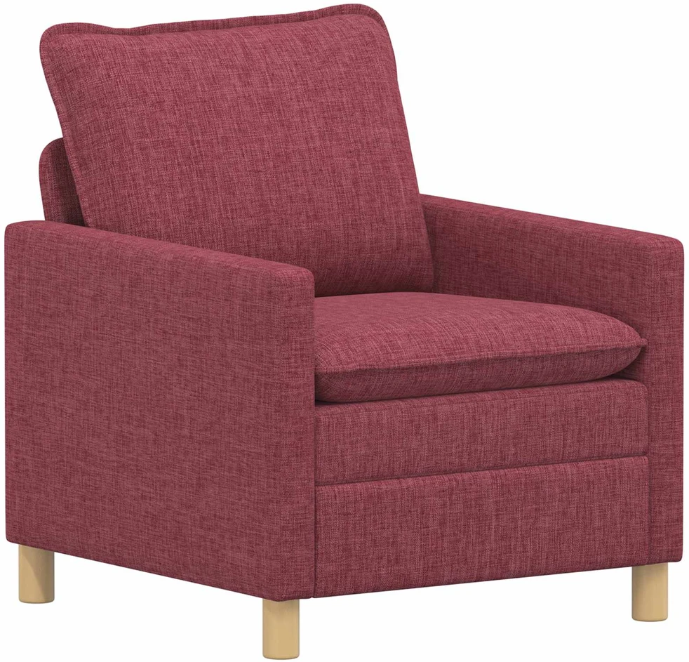 Sofa Sofos komplektas 2 vnt. Vyno raudona Audinys