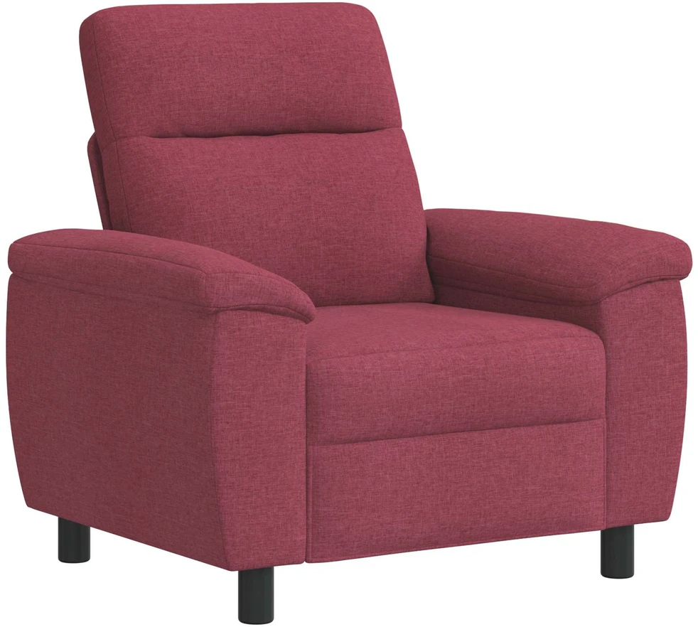 Sofa Sofos komplektas 2 vnt. Vyno raudona Audinys