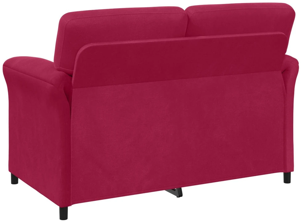 Sofa Sofos komplektas 2 vnt. Vyno raudona Aksomas