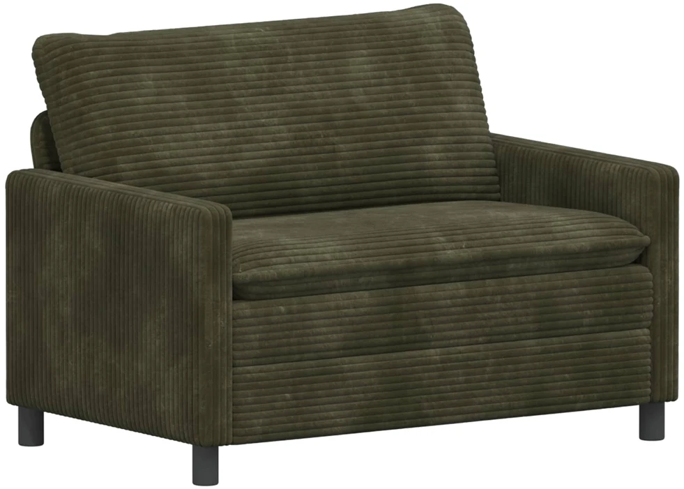 Sofa Sofos komplektas 2 vnt. Žalia Poliesteris