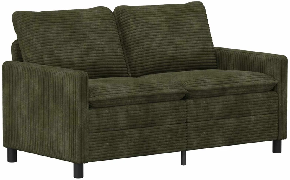 Sofa Sofos komplektas 2 vnt. Žalia Poliesteris