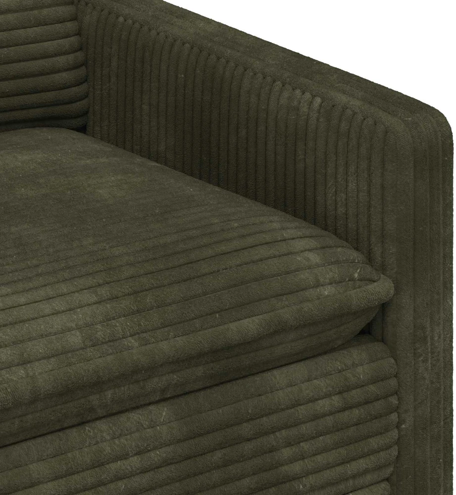 Sofa Sofos komplektas 2 vnt. Žalia Poliesteris