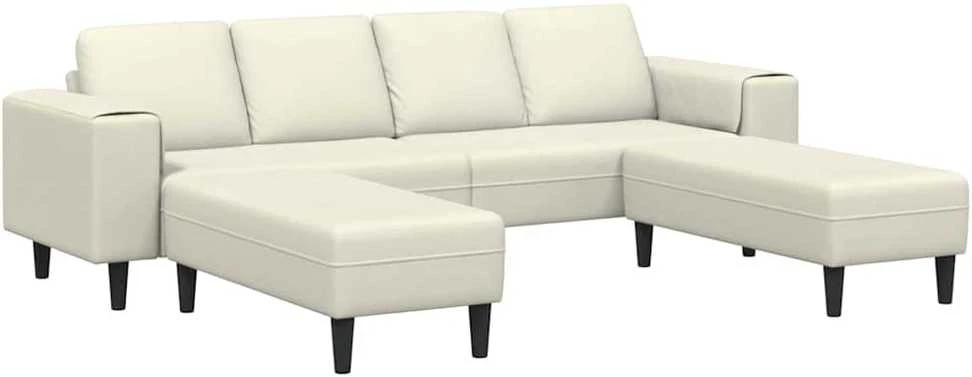 Svetainės sofa 3 vnt. Kreminė