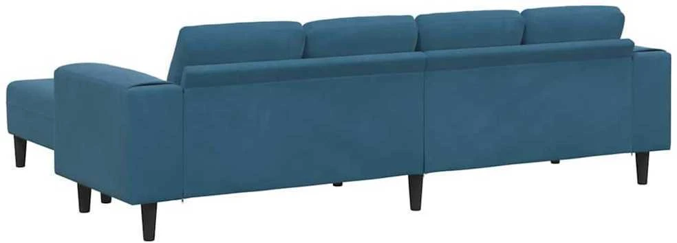 Svetainės sofa 3 vnt. Mėlyna