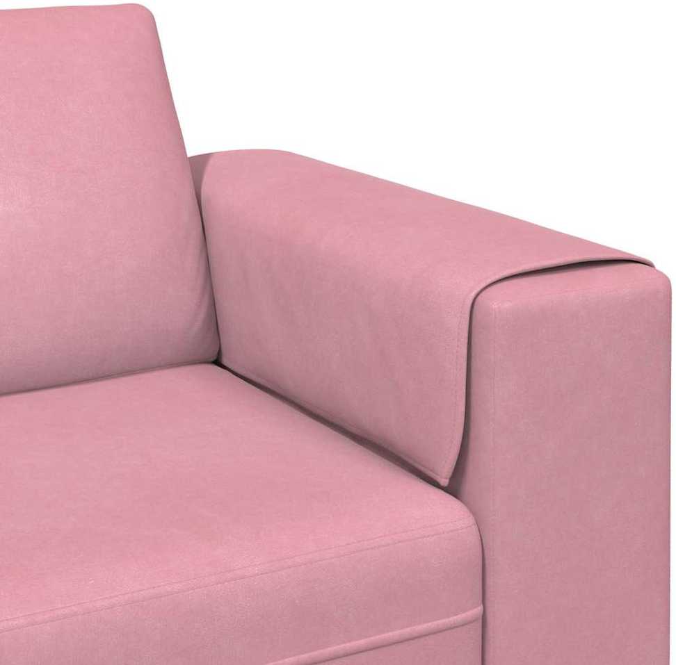 Svetainės sofa 3 vnt. Rožinė