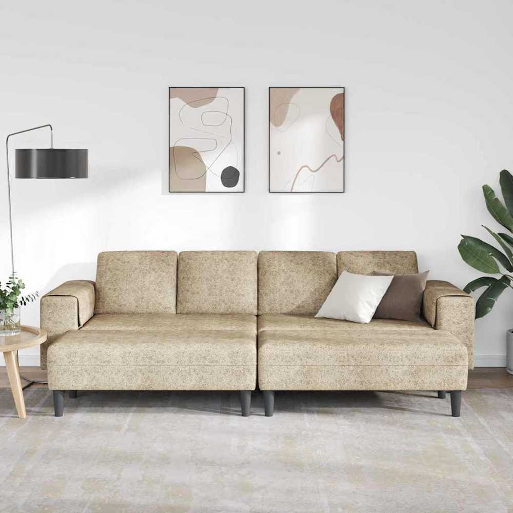 Svetainės sofa 3 vnt. Šviesiai pilka