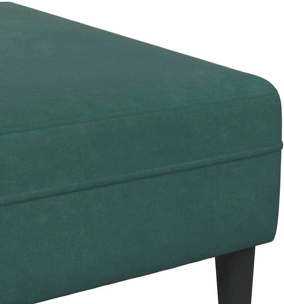 Svetainės sofa 3 vnt. Tamsiai žalia