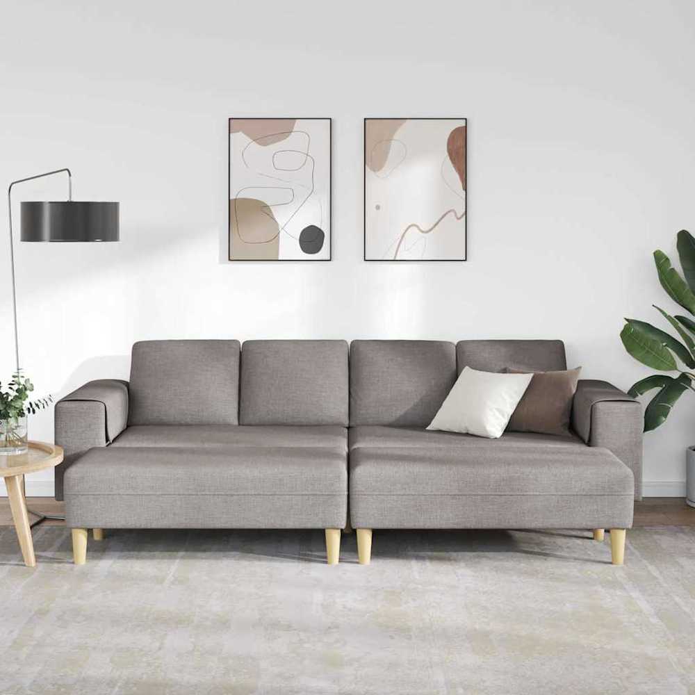 Svetainės sofa 3 vnt. Tortora Poliesteris