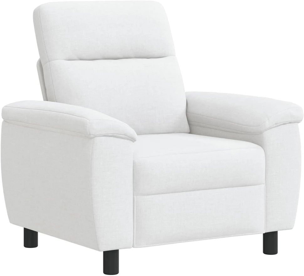 Sofa Sofos komplektas 3 vnt. Balta Audinys