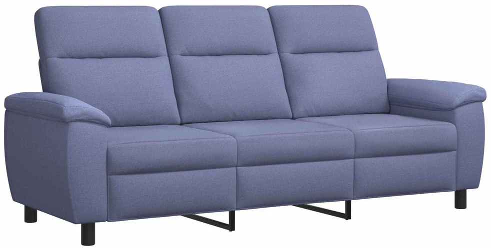 Sofa Sofos komplektas 3 vnt. Džinsinės mėlynos Audinys