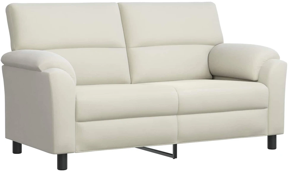 Sofa Sofos komplektas 3 vnt. Kreminė Aksomas