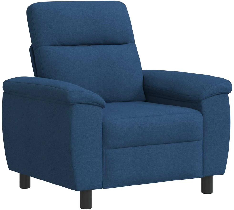 Sofa Sofos komplektas 3 vnt. Mėlyna Audinys