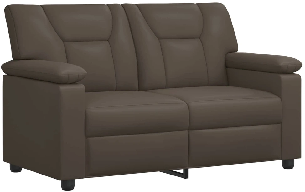 Sofa Sofos komplektas 3 vnt. Pilka Dirbtinė oda