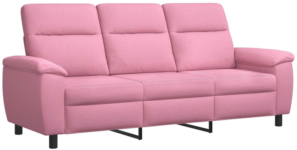 Sofa Sofos komplektas 3 vnt. Rožinė Audinys