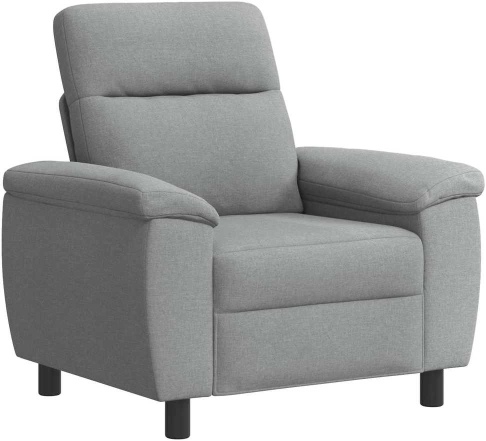Sofa Sofos komplektas 3 vnt. Šviesiai pilka Audinys