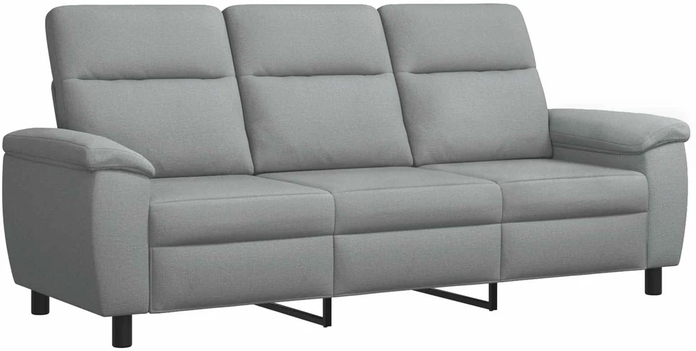 Sofa Sofos komplektas 3 vnt. Šviesiai pilka Audinys