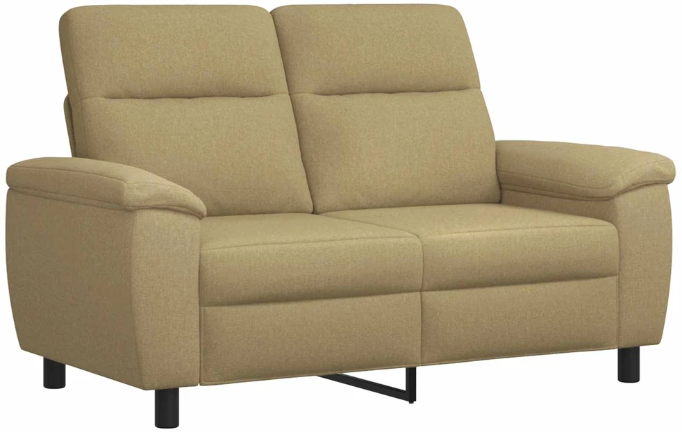 Sofa Sofos komplektas 3 vnt. Šviesiai rudas Audinys