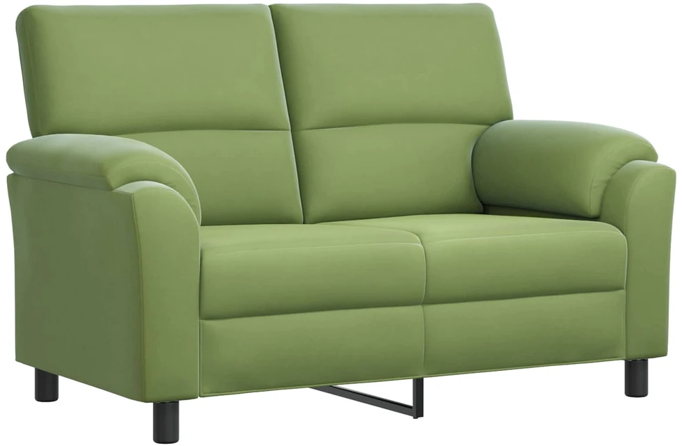 Sofa Sofos komplektas 3 vnt. Šviesiai žalia Aksomas