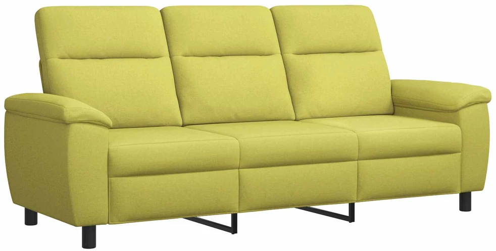 Sofa Sofos komplektas 3 vnt. Šviesiai žalia Audinys