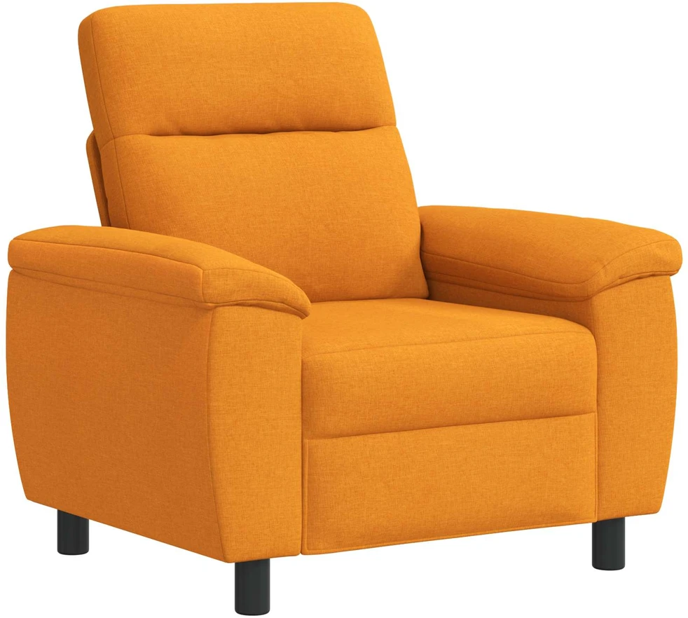 Sofa Sofos komplektas 3 vnt. Tamsiai geltona Audinys
