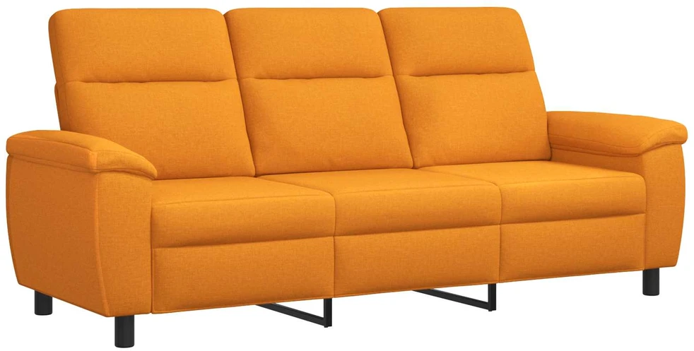 Sofa Sofos komplektas 3 vnt. Tamsiai geltona Audinys