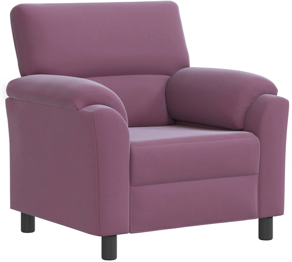 Sofa Sofos komplektas 3 vnt. Violetinė Aksomas