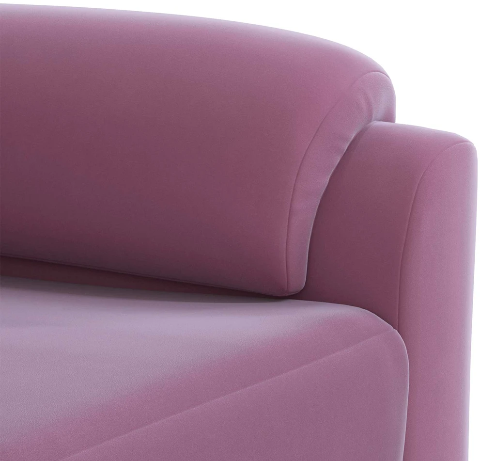 Sofa Sofos komplektas 3 vnt. Violetinė Aksomas