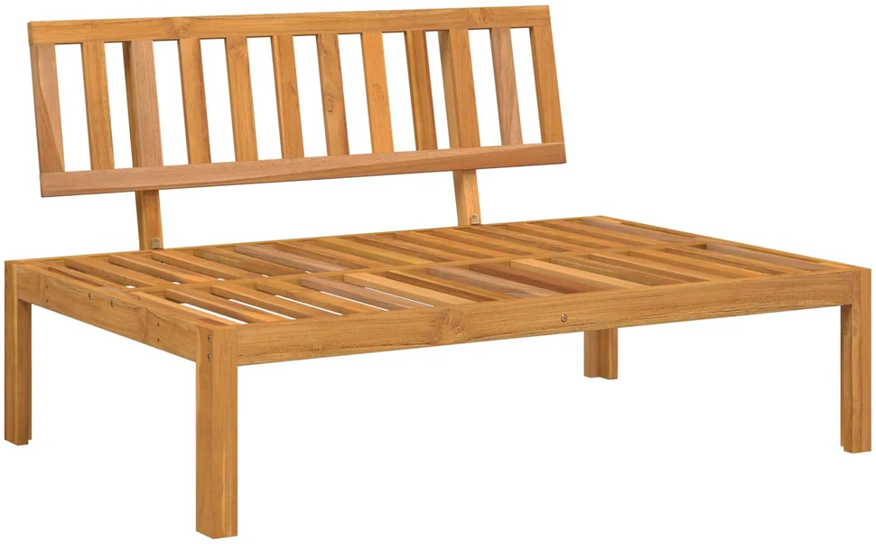Sofa Sofos komplektas 5 vnt. Antracitas Kietos akacijos mediena