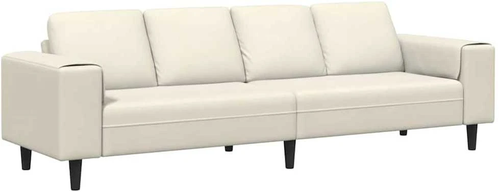 Svetainės sofa Kreminė 250 x 77 x 76 cm