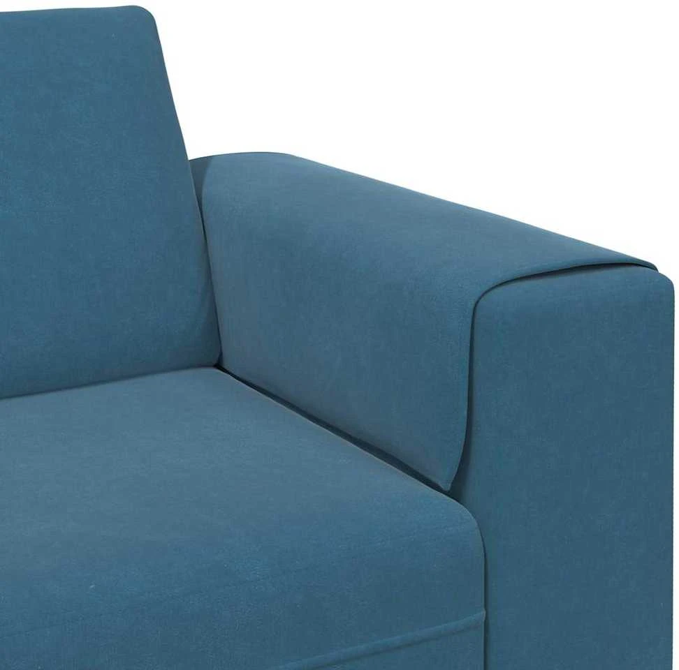 Svetainės sofa Mėlyna 250 x 77 x 76 cm