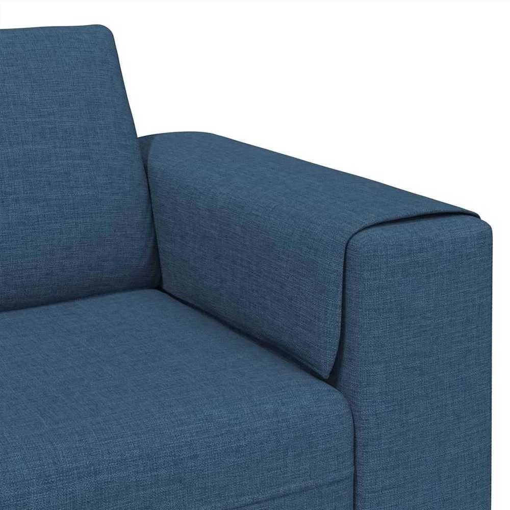 Svetainės sofa Mėlyna 250 x 77 x 76 cm Poliesteris