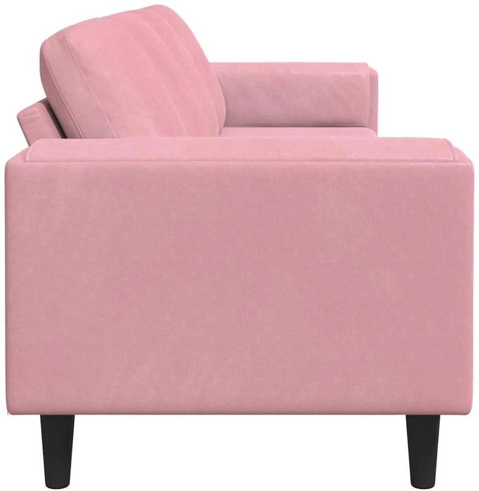 Svetainės sofa Rožinė 250 x 77 x 76 cm