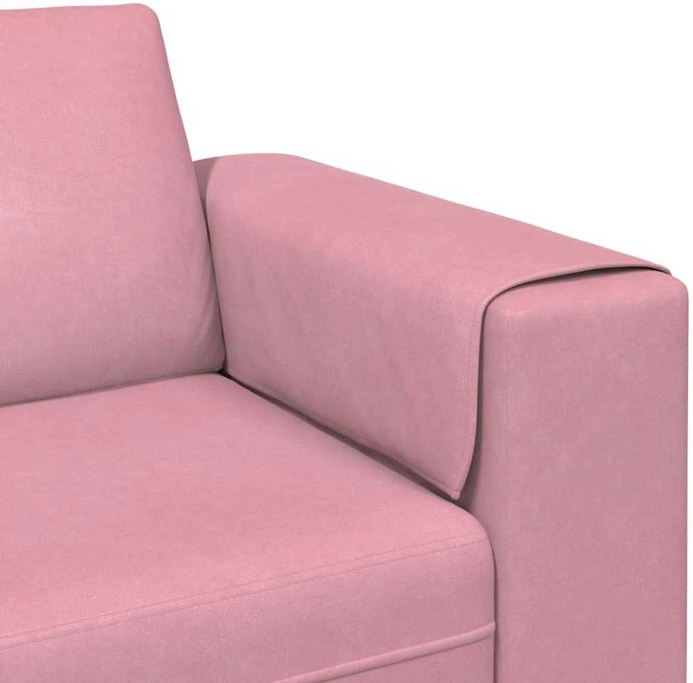 Svetainės sofa Rožinė 250 x 77 x 76 cm