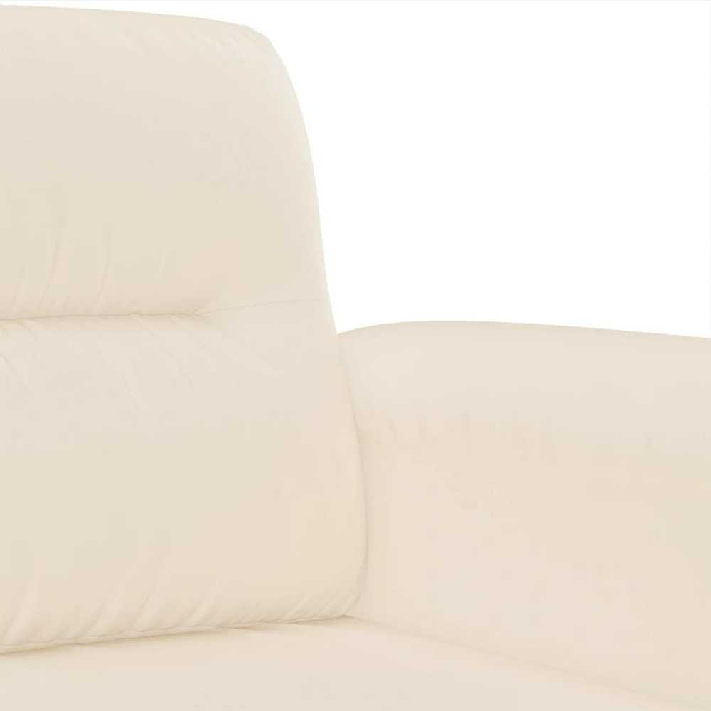 Sofa Sofos komplektas su pagalvėlėmis, 2 dalių, smėlio, audinys