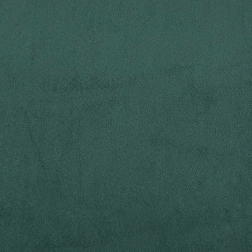 Sofa Sofos komplektas su pagalvėlėmis, 3 dalių, žalias, aksomas