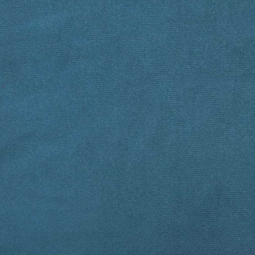 Sofa Sofos komplektas su pagalvėmis, 3 dalių, mėlynas, aksomas