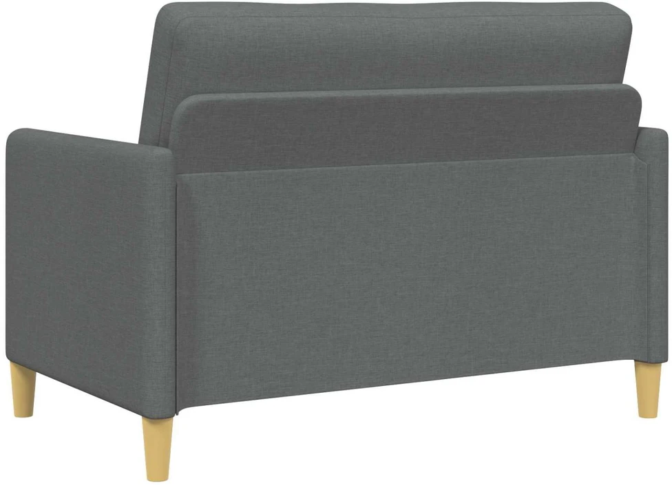 Sofa Sofos komplektas su saugojimu 2 vnt. Tamsiai pilka Poliesteris