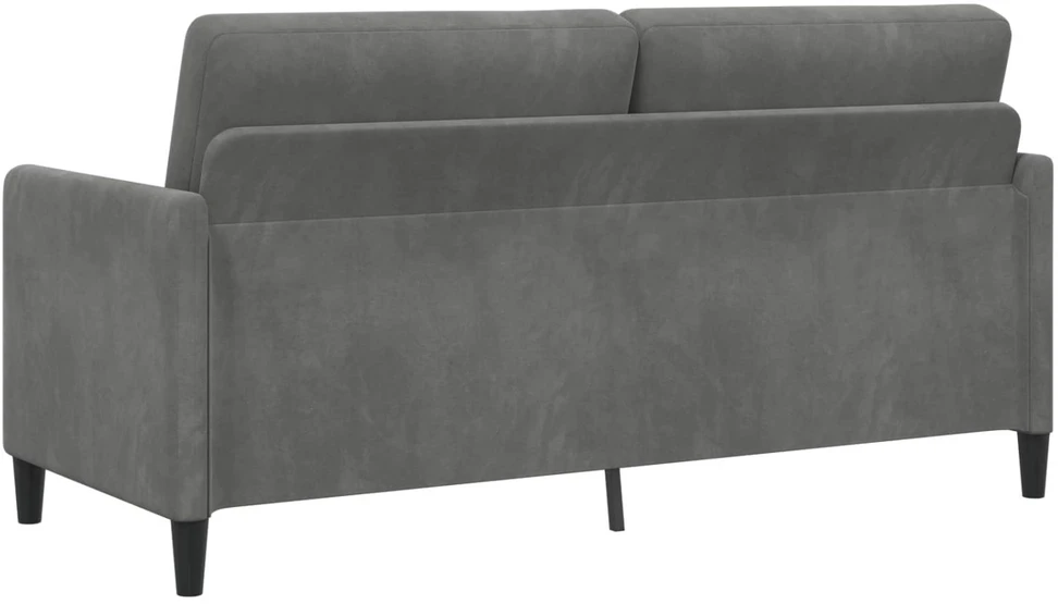 Sofa Sofos komplektas su saugojimu 2 vnt. Tamsiai pilka Poliesteris