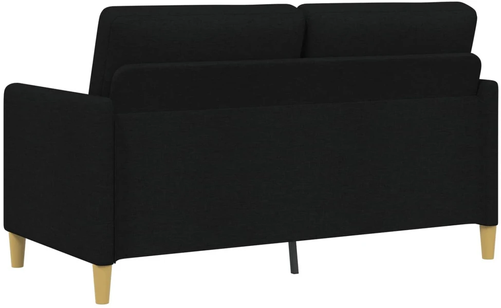 Sofa Sofos komplektas su saugojimu 2 vnt. Juoda Poliesteris