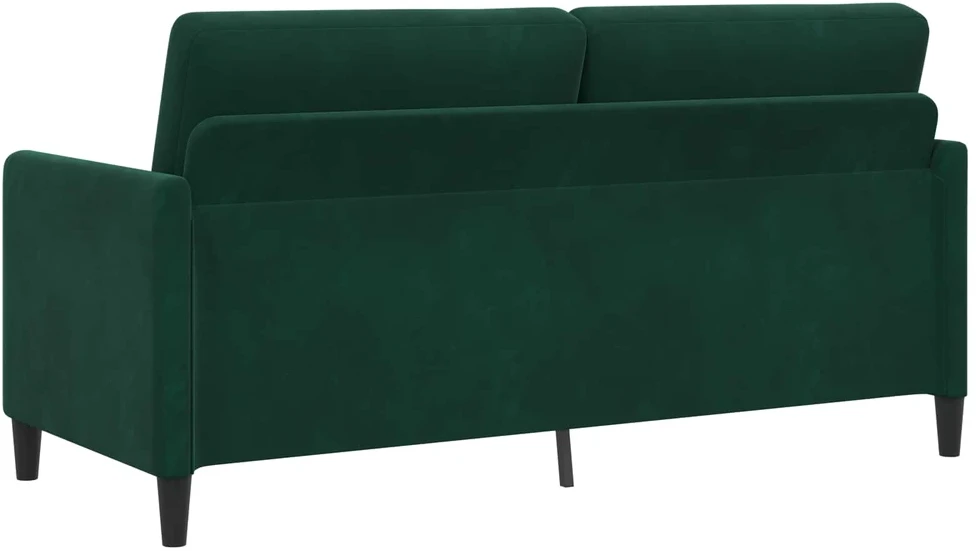 Sofa Sofos komplektas su saugojimu 2 vnt. Tamsiai žalia Poliesteris