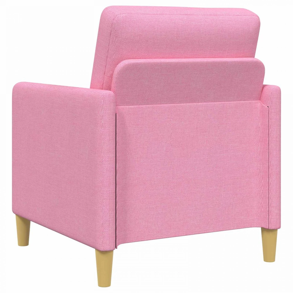 Sofa Sofos komplektas su saugojimu 2 vnt. Rožinė Poliesteris