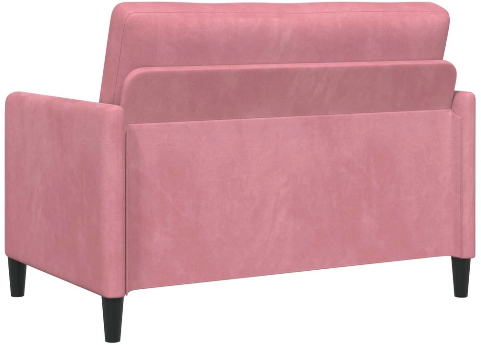 Sofa Sofos komplektas su saugojimu 2 vnt. Rožinė Poliesteris