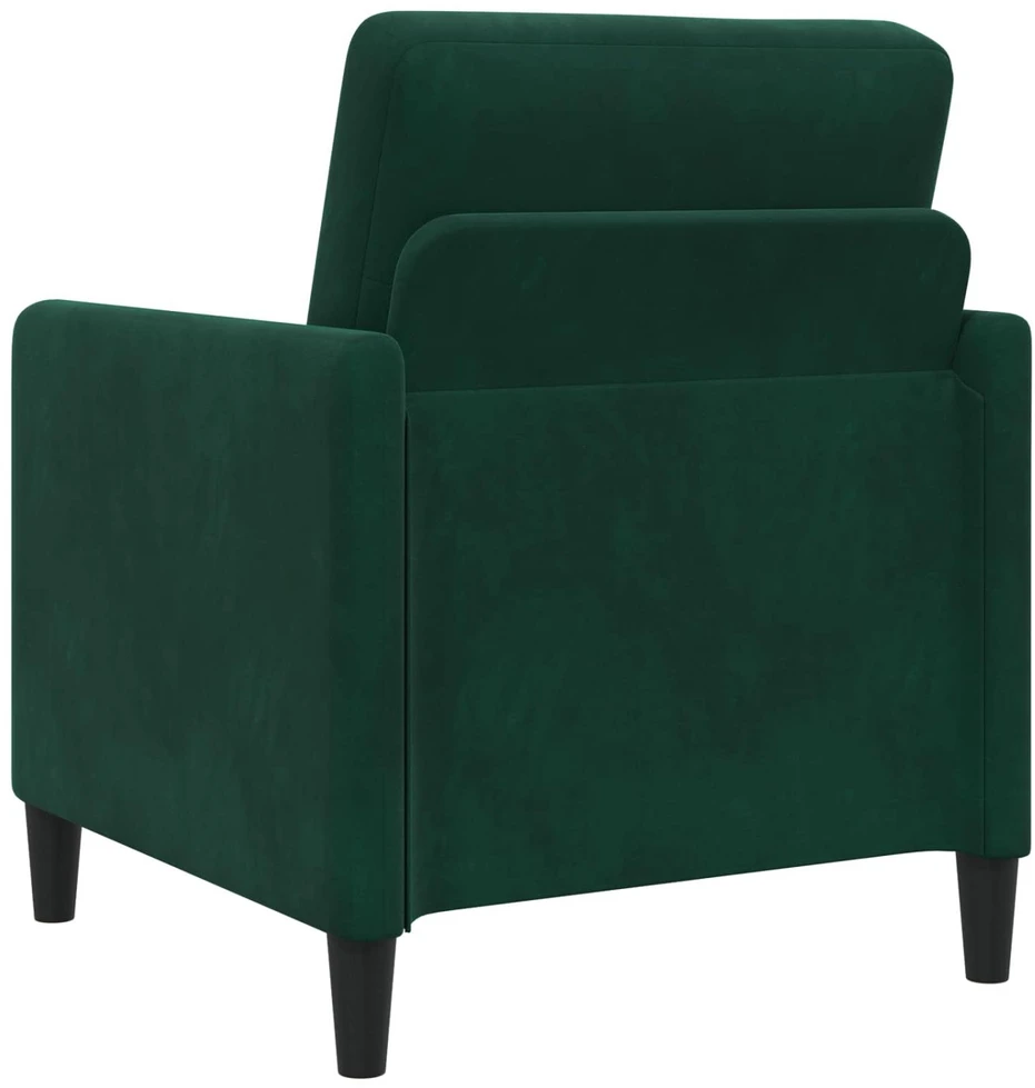 Sofa Sofos komplektas su saugojimu 2 vnt. Tamsiai žalia Poliesteris