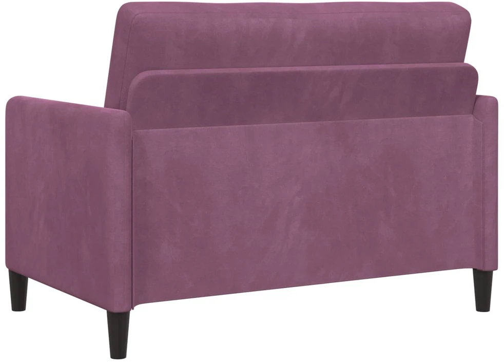 Sofa Sofos komplektas su saugojimu 2 vnt. Violetinė Poliesteris