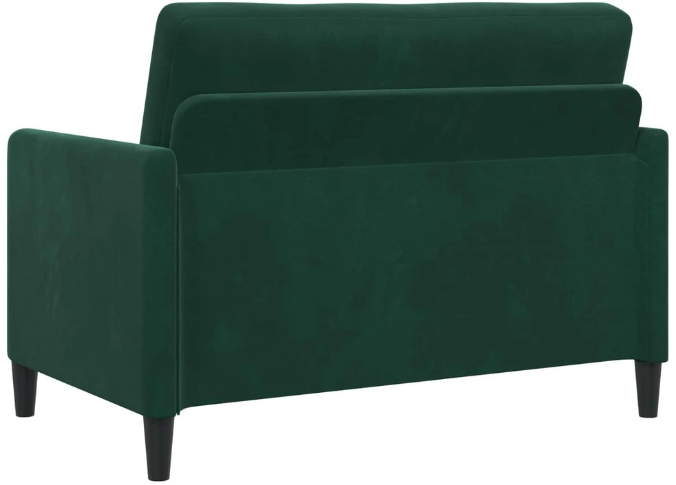 Sofa Sofos komplektas su saugojimu 2 vnt. Tamsiai žalia Poliesteris