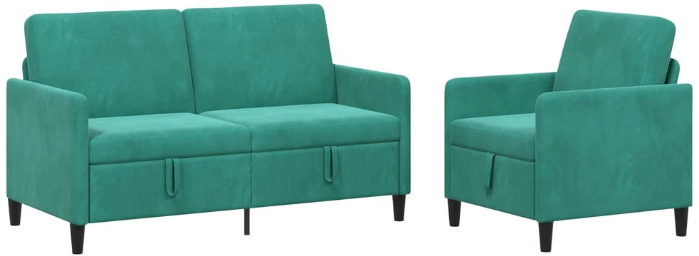 Sofa Sofos komplektas su saugojimu 2 vnt. Turkio Poliesteris