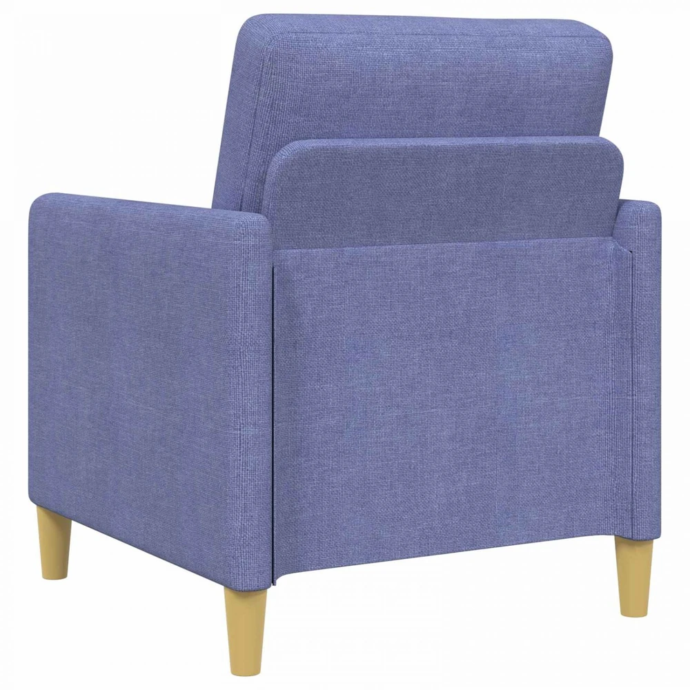 Sofa Sofos komplektas su saugojimu 2 vnt. Džinsinės mėlynos