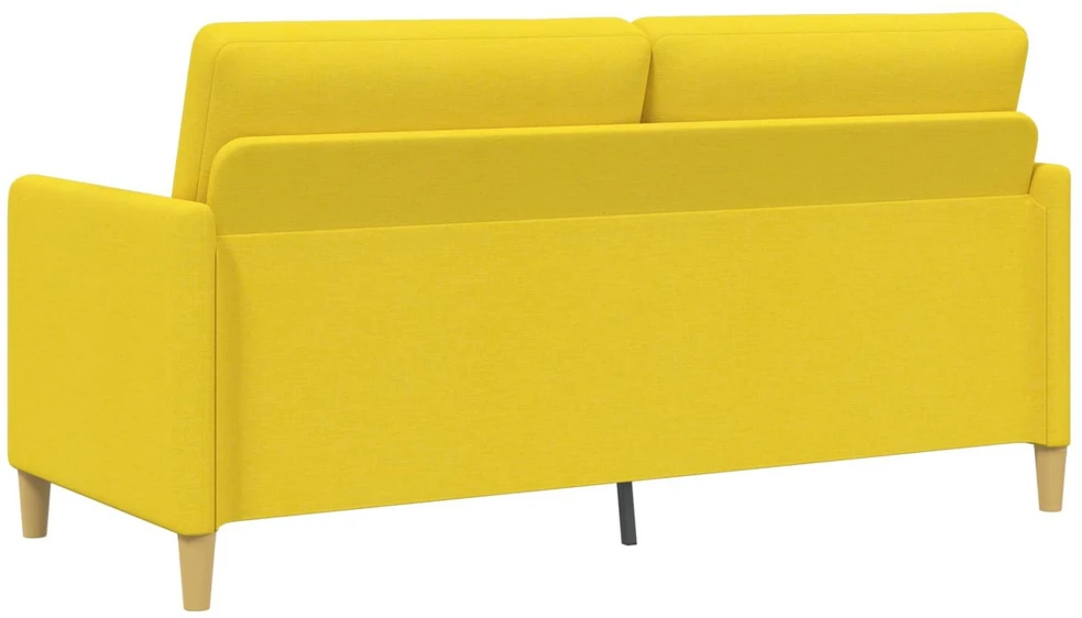 Sofa Sofos komplektas su saugojimu 2 vnt. Šviesi geltona Poliesteris